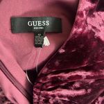 Guess NWT  Textured Bodycon Crushed Velvet Mini Dress in Wine Size 12 New w/Tag Photo 10