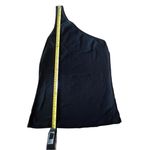 A New Day Black Ribbed One Shoulder Top Size Small Photo 2