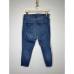 Madewell 33P Curvy High Rise Skinny Crop Jeans Distressed Denim Photo 2