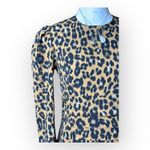 Bardot  Ada Leopard Mini Dress Fitted Pleated‎ Ruffled Size S Photo 4