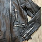 Torrid  Moto Jacket Faux Leather Plus Size Black Silver Zippers Motorcycle Coat Photo 2