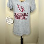 NFL NTM: Arizona Cardinals Gray & Red V Neck T Shirt with Mascot Sz XL Photo 3