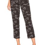 Monrow • two tone camo high waisted military pant in vintage black sz 29 Photo 0