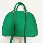 DKNY  Kelly Green Saffiano Leather Bowler Bag Photo 4