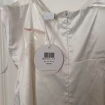 Selfie Leslie Lilly Girly Bow Diamante Mini Dress White Satin bridal XL Photo 7