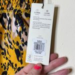 Calia Step Up Shorts Woven Petal Hem Animal Print Glowing Umber High Rise NWT Gold Size XL Photo 3