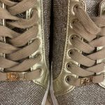Guess Sparkly Gold Sneakers Photo 3