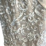 Studio one appliqué dress with sheer overlay. Size 16 Photo 3