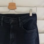 MOTHER Mid Rise Rider Ankle Straight Slim Jeans Indigo Nights in Paris Size 26 Black Photo 4