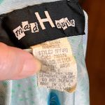 Vintage 90’s mad house Psychedelic Pointed Collar Pastel Floral Shirt Blouse M Blue Size M Photo 6