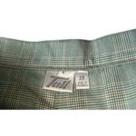 Vtg 90s Tail Womens Plaid Pleated Baggy Boyfriend Retro Golf Shorts Green Sz 18 Photo 5