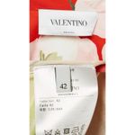 Valentino Multicolor Silk Floral Maxi Dress Red Size M Photo 2