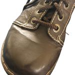 No Boundaries  Y2K Lace Up Meg Bootie 9.5 Chunky Rugged Faux Leather Dark Brown Photo 5