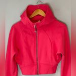 Lululemon  Scuba Full Zip Cropped Hoodie LIP GLOSS Pink Photo 4