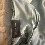 Hudson Gray Distressed Blue Halter Crop Top Photo 2