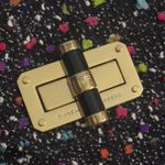 Diane Von Furstenberg  Agent Karlie Confetti Tweed Zip On Clutch Photo 3