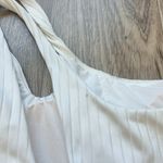 Aerie Ribbed Shine Asymmetrical One Piece Swimsuit in White Size S NWOT Photo 8