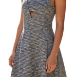 Olive & Oak  Super Cute Gray/White‎ Cut Out Fit & Flare Dress NWOT Size Small Photo 0