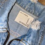 Life in Progress Distressed Denim Jean Jacket Photo 3