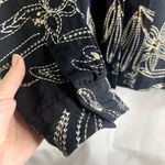 Studio Works Embroidered Floral Blazer Jacket Size Large Photo 3