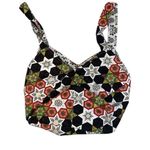 Handmade Christmas Holiday Snowflake Tote Bag Black Photo 0