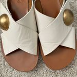 Chloé Chloe Jane Crisscross Button Sandals Photo 2
