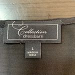 Dressbarn Collection Sheer Black Beaded Tunic Womens Large Boho Party Whimsigoth Photo 3