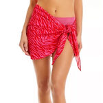 PEIXOTO Pink Tiger Pring Sarong Swim Cover Up Size undefined Photo 4