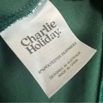 Charlie Holiday  Izzy Velvet Wrap Dress, New with Tags, Emerald Green Photo 6