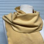 Louben Mustard Wool Cashmere Blend Scarf Photo 1