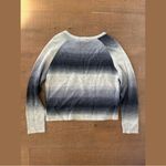 Rag Poets  new nwt capri ombré striped blue v-neck sweater Photo 2