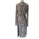 Ann Taylor Winter White Floral Wrap Dress Size Medium Photo 4