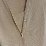 Prada  vintage 44 cashmere sweater set tank and cardigan soft buttercup yellow Photo 8