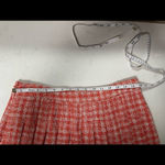ZARA  preppy pleated mini skirt, plaid Sz L Photo 7