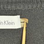 Calvin Klein Calvin Klein Sweater Dress Black Short Sleeve Knit Ribbed Scoop Neck Size Small Photo 6