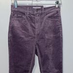 Loft Ann Taylor High Rise Skinny Velvet Jeans Pants Size 25 0 Lilac Purple NWT Photo 1