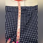 Adrianna Papell  Pull On Dressy Ankle Pants Black and White Slim Leg Size 12 Photo 3