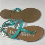 Sam & Libby  Aqua and Silver Sandals Photo 1