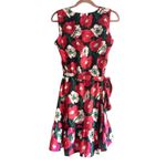 Sam Edelman Poppy Floral Mini Dress Navy Sz 14 Photo 2