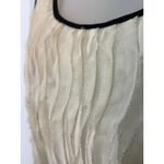 Charming Charlie  Black Cream Textured Sheath Dress Size L Photo 4