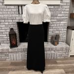 Tahari Vintage Y2K Black Maxi Skirt Formal Size 8 Made in the USA A-Line Photo 7