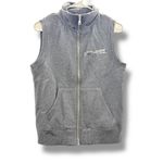 Harley Davidson Harley-Davidson Zip Vest Women's Small Gray Logo Biker Casual Layering Photo 0
