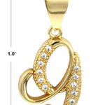 Gold Plated “G” Initial Pendant Photo 1