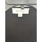 Anthropologie Mable Black Twist Front Crop Top Size Small Balletcore Slinky Goth Photo 3