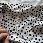 Ny Collection Womens Size Medium Polka Dot Blouse Long Sleeve Button Up Officechic Corpcore Photo 4