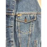 Levi Strauss Signature Mens Denim Jacket Blue Jean Classic Trucker Style Large Photo 1