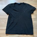 Ralph Lauren  sport black short sleeve 100% cotton t-shirt size large with purple Photo 0