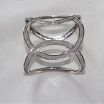 Rebecca Made in Italy Sparkly Silver Cuff Bracelet Photo 1