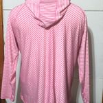 MTA Sport  3X women’s pink and white stripped long sleeve hoodie tee Photo 3