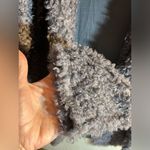 Free Press  open teddy bear cardigan- grey size LG, such a lovely piece - style Photo 6